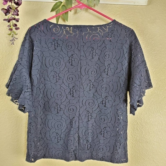 Banana Republic Floral Lace Blouse SALE - Picture 6 of 7